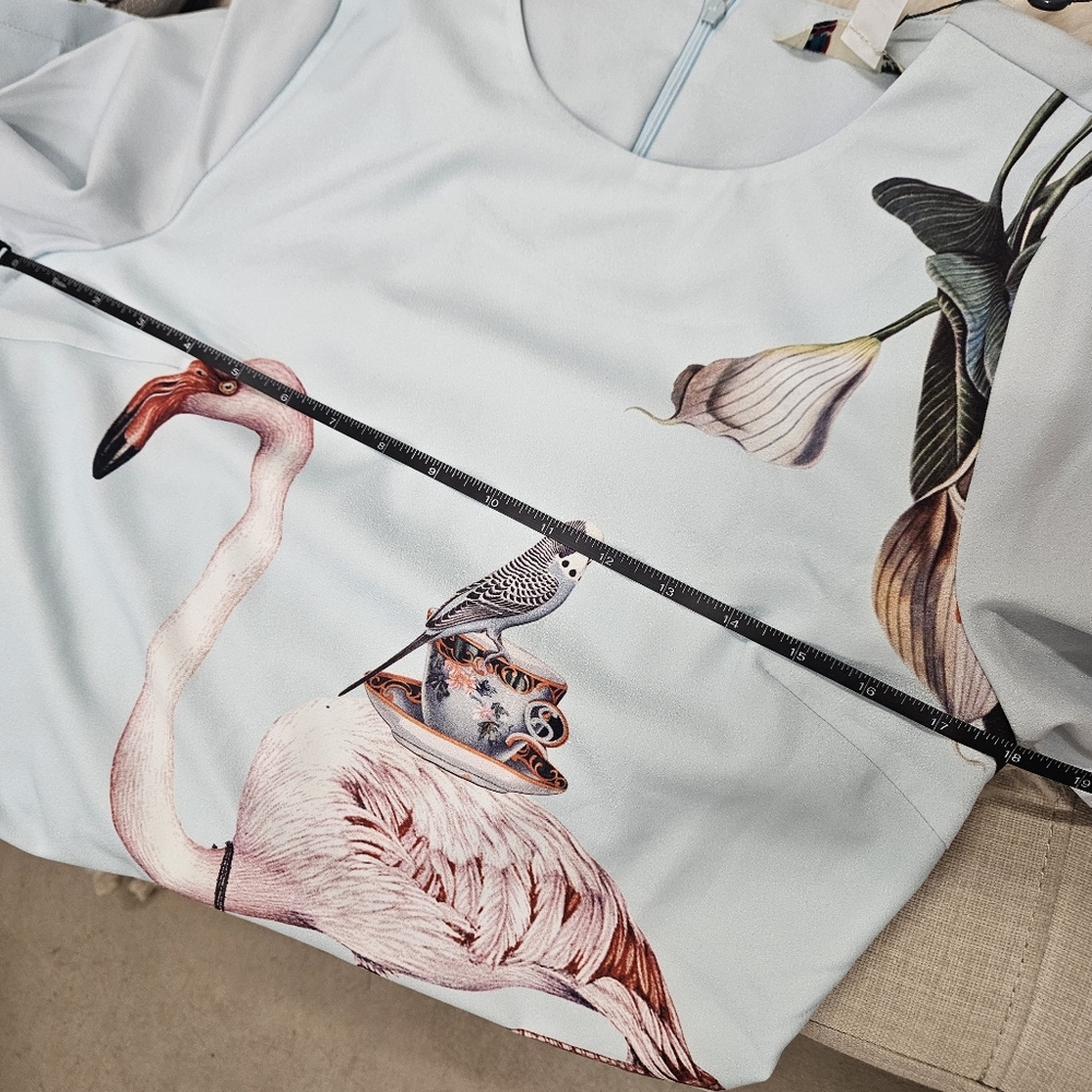 Dress With Vintage Print - Picture 6 of 9